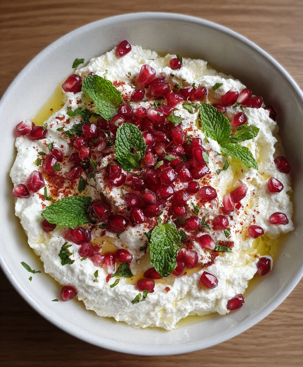 Pomegranate Feta Cheese Dip