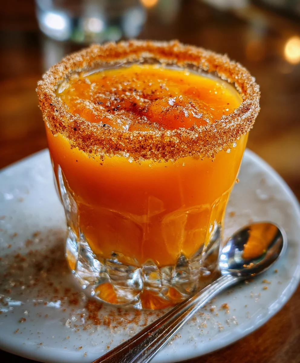 Pumpkin Bourbon Smash Cocktail
