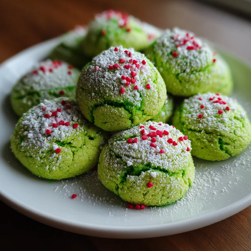 Grinch Cookies Vibrant Green: Bake Delightful Festivity!