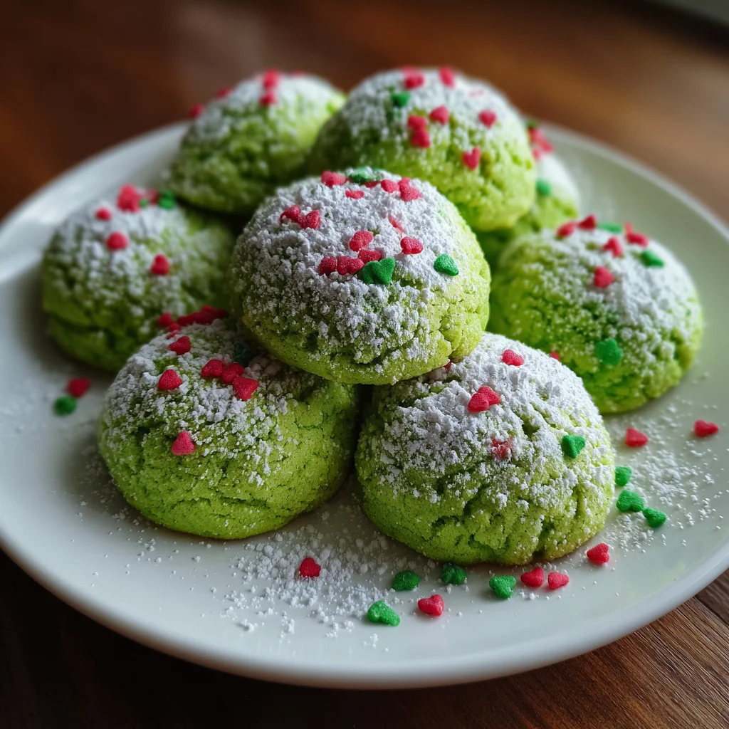 Grinch Cookies Vibrant Green: Bake Delightful Festivity!