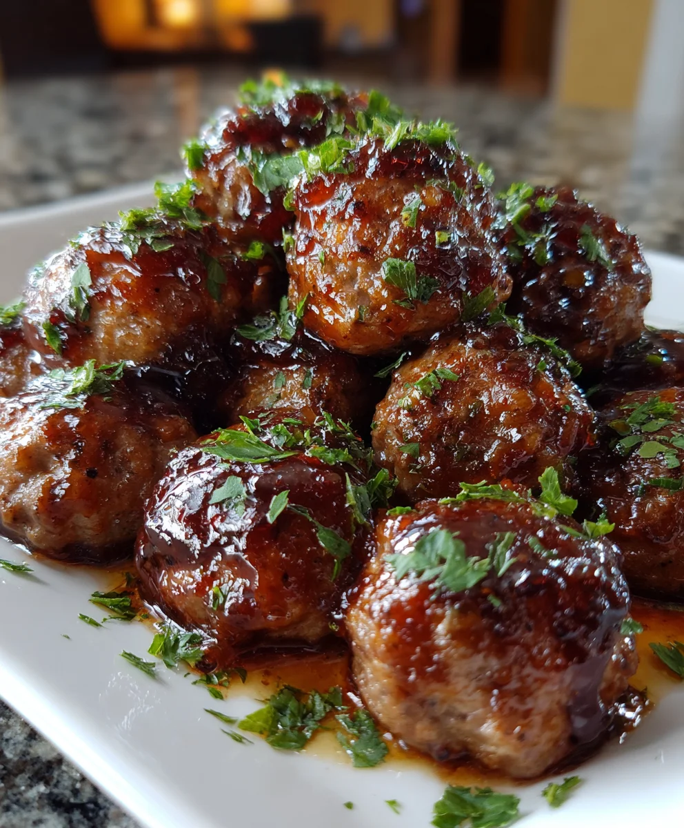 Crockpot Grape Jelly Meatballs