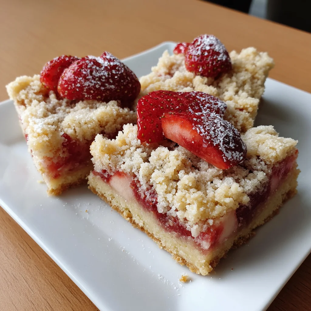 Strawberry Crumble Buttery Bars: Irresistibly Easy Recipe!