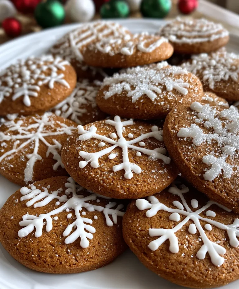 Soft and Chewy Gingerbread Cookies Recipe
