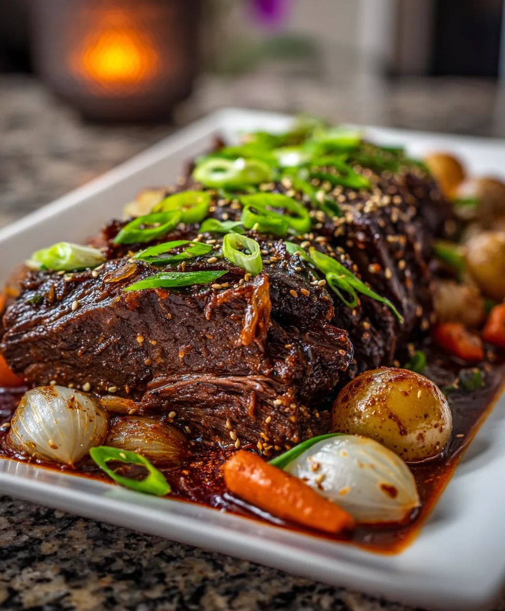 Savory Korean Gochujang Pot Roast