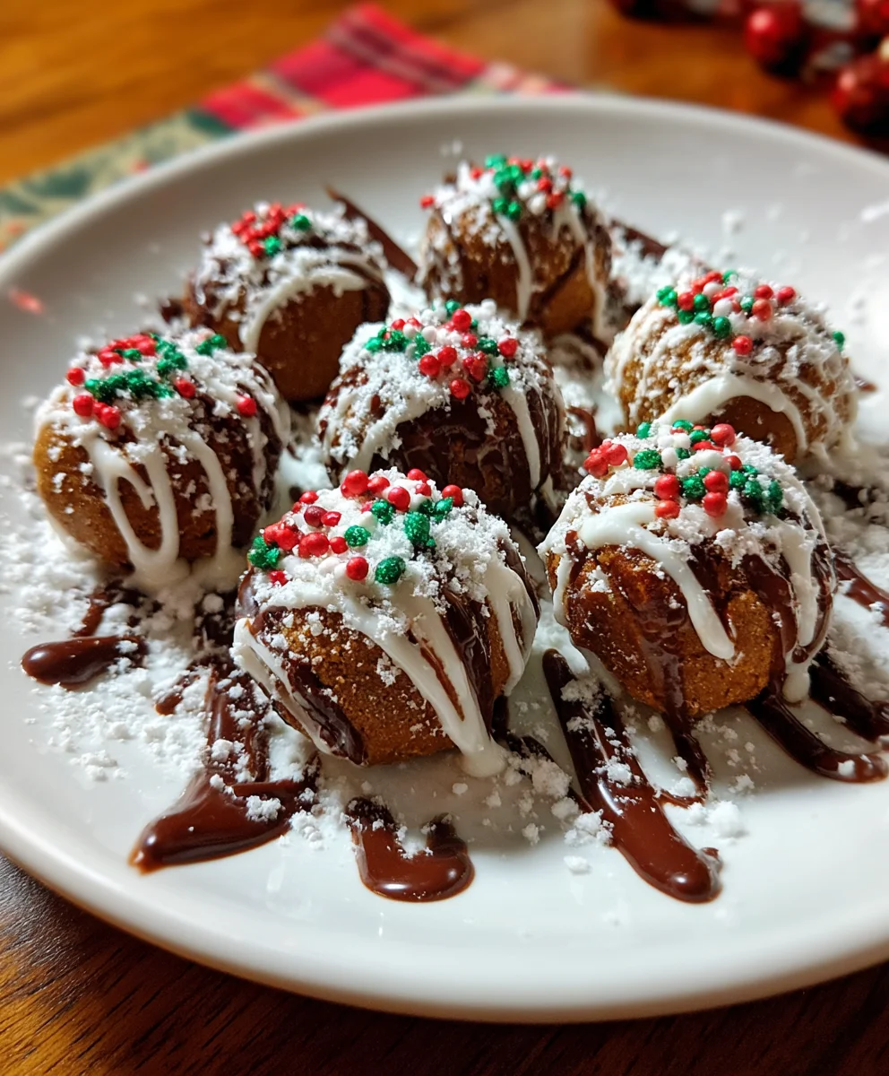 Christmas Gingerbread Truffles