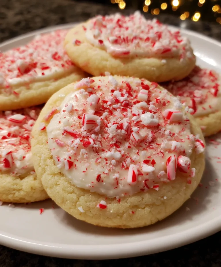 Peppermint Sugar Cookies