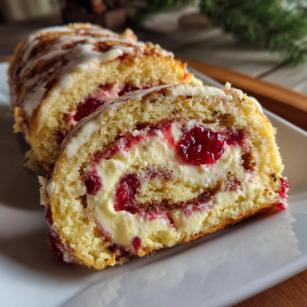 Raspberry Swirl Christmas Roll: Delight Your Guests Today!