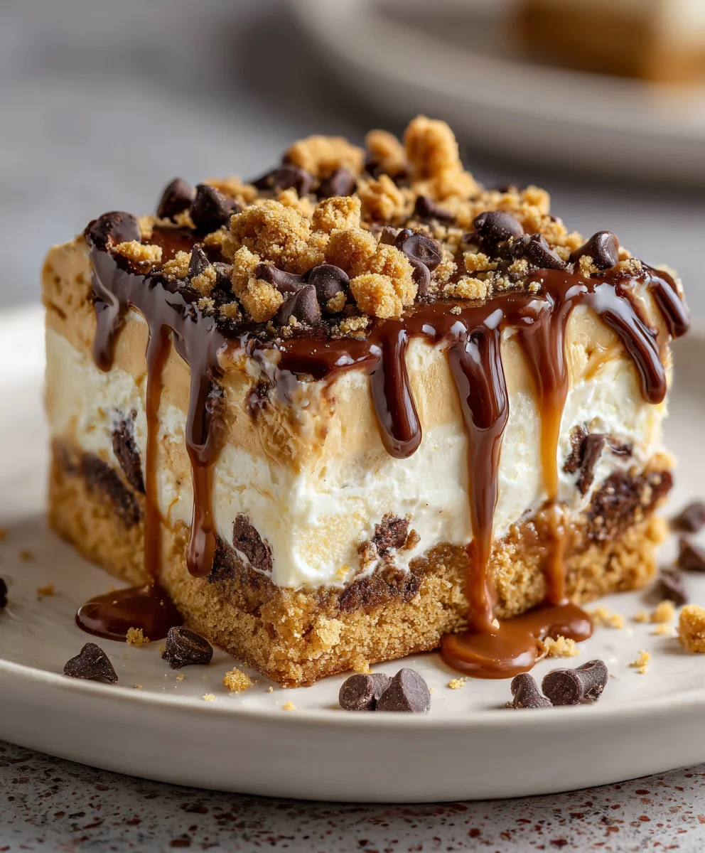 Chocolate Chip Cookie Dough Bars