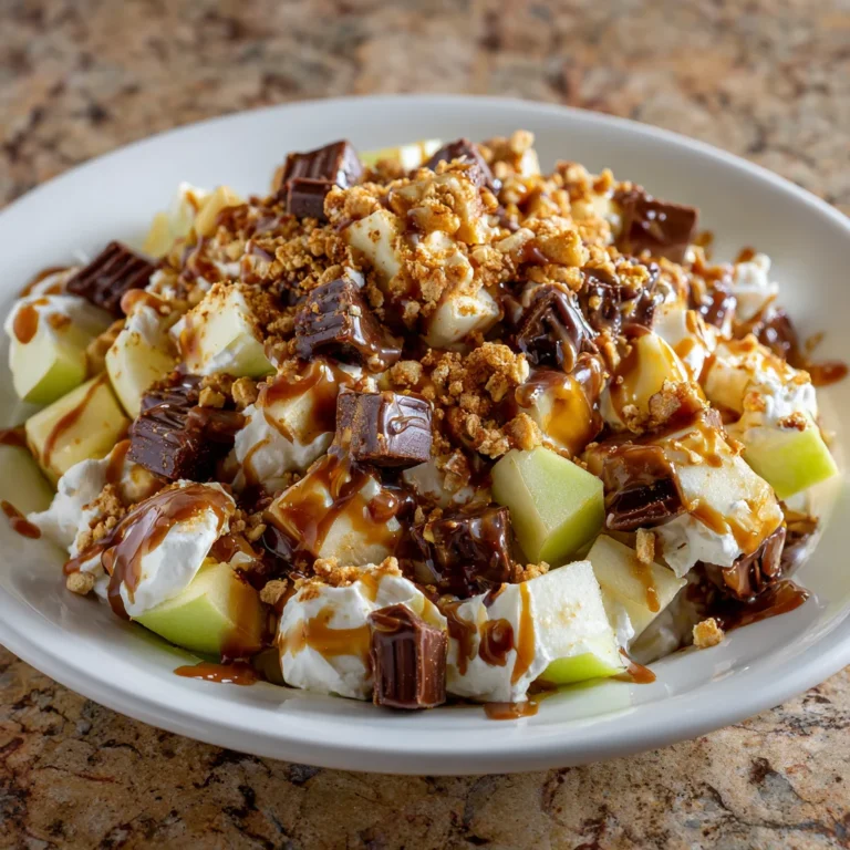 Snickers Caramel Apple Salad: A Sweet Delight You’ll Love!