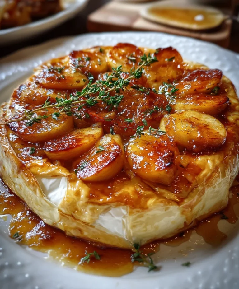 Baked Brie with Caramelized Apples