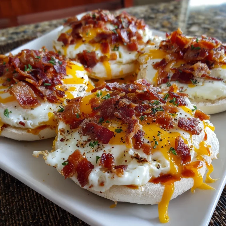 English Muffin Breakfast Pizzas The Perfect Morning Treat!